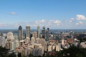la vue de la ville de Montréal